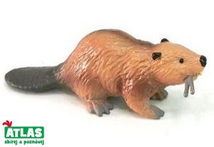 Figurka Bobr s větvičkou 10,5 cm