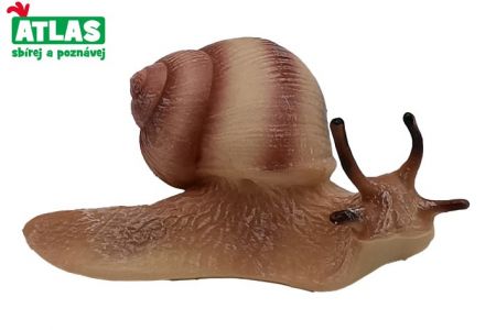 Figurka Hlemýžď pruhovaný 9 cm