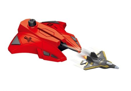 Letadlo stíhačka s vystřelovacím hangárem set 3 ks