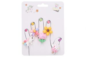 Prstýnek ovoce set 5 ks