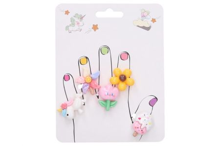 Prstýnek ovoce set 5 ks