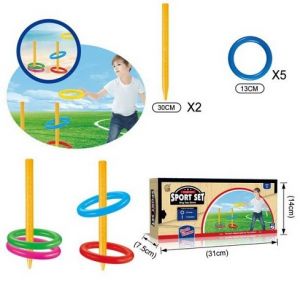Házení kroužků set 5 kroužků