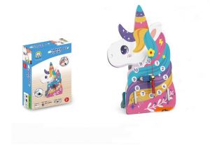 Stavebnice hodiny jednorožec