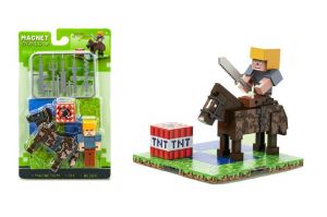 Stavebnice Magnet World Bojovník s koněm