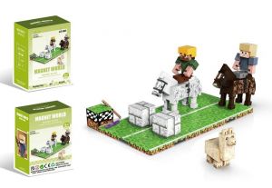 Stavebnice Magnet World jezdecké závody