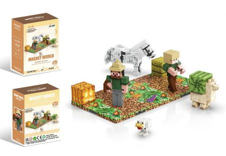 Stavebnice Magnet World Farmářský set