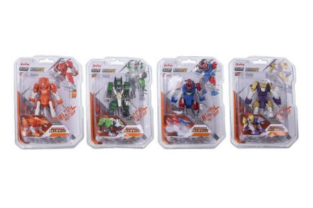 Robot zvíře transformace kovový 9 cm