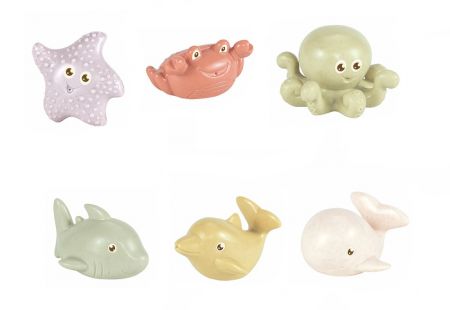 Zvířátka z oceánu eko plast set 3 ks 7 cm