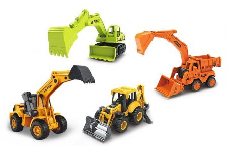 Auto stavební stroje na setrvačník 20 cm