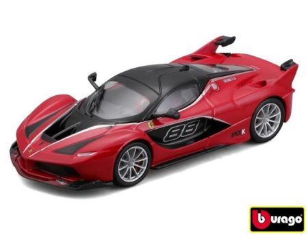 Bburago 1:43 Ferrari Signature series FXX K (nr. 88) Metalic Red
