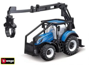 Bburago Farm Traktor 10cm New Holland T7.315 HD - lesní traktor