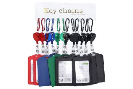 Jmenovka na klíče s rollerem a karabinkou