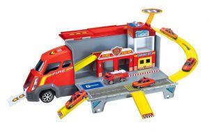 Kamion hasičská stanice rozkládací s efekty 46cm