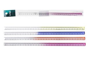 Pravítko 30 cm 3D barevné