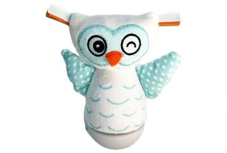 Usínací sova Roly Poly s efekty 16cm