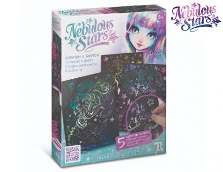 Nebulous Stars Seškrabávací set 5 destiček