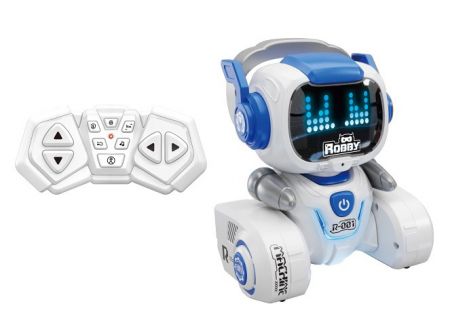 Robot Robby RC na dálkové ovládání 13x9x15 cm