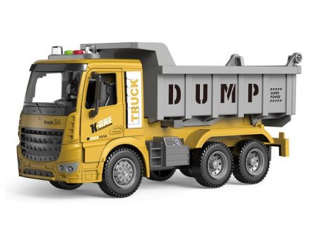 Auto stavební sklápěč na setrvačník s efekty 28 cm