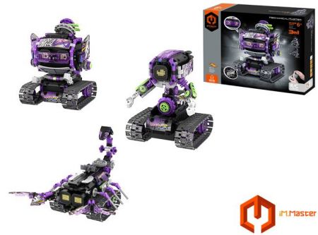 IM.Master Stavebnice robot s čepicí 3v1 RC na dálkové ovládání 17x16,6x20,6 cm
