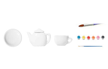 Kreativní set malované nádobí