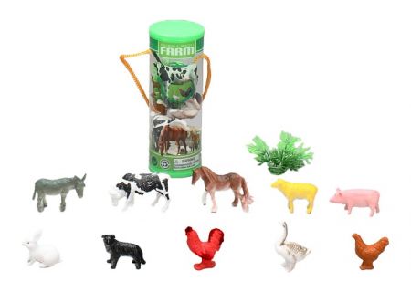 Zvířátka farma set 3,5-6 cm