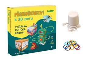 Chodící roboti pro 3D pero WIKY - český obal