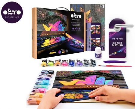 OKTO Malování hmotou motiv "#Opera House - Sydney" 30x40 cm