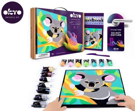 OKTO Malování hmotou podle čísel "Koala" 29x29 cm