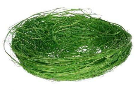 Hnízdo dekorační zelené 8 cm, 3g - 1 ks