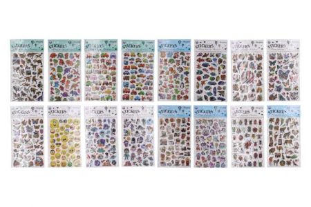 Nálepky lesk mix