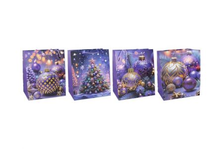 Dárková taška M 26x32x10 cm VÁNOCE