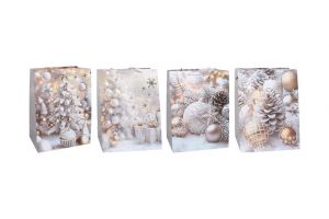 Dárková taška M 26x32x10 cm VÁNOCE