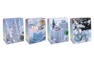 Dárková taška L 31x40x12 cm VÁNOCE