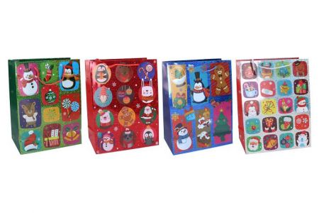 Dárková taška L 31x42x12 cm VÁNOCE