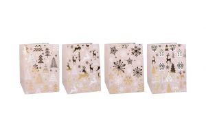 Dárková taška S 18x23x10 cm VÁNOCE