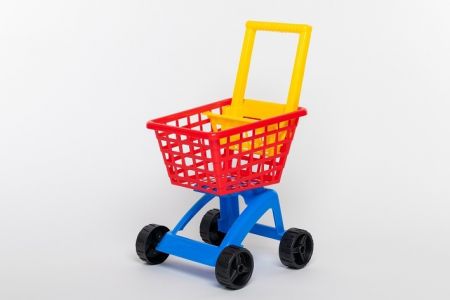 Nákupní vozík - červený