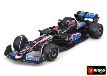 Bburago 1:43 RACE Formula F1 - BWT Alpine F1 Team A524 (2024) #31 (Esteban Ocon) - with dr