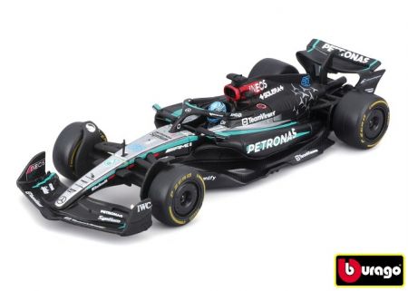 Bburago 1:43 RACE Formula F1 - Mercedes-AMG F1 W15 Performance (2024) #63 (George Russel) 