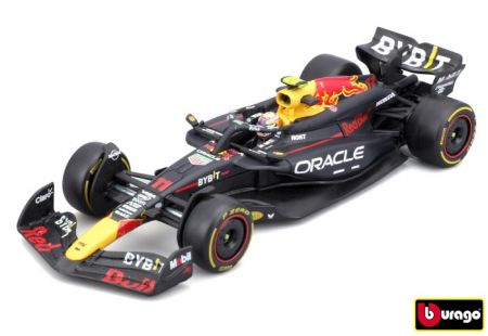 Bburago 1:43 RACE Formula F1 - Red Bull Racing RB20 (2024) #11 (Sergio Pérez) - with drive