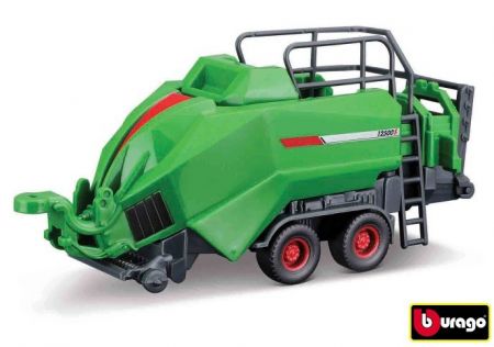 Bburago 10cm Farm tractor Gift Set - Fendt 1050 Vario with 3 trailers