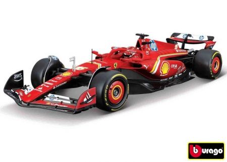 Bburago 1:24 Ferrari F1 Racing Model KIT -SF24 (2024) nr.16 Charles Leclerc with stand
