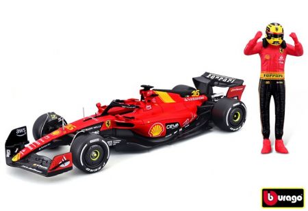 Bburago 1:24 Formula F1 Ferrari Scuderia SF-23 (2023) nr.16 Charles Leclerc - with driver 