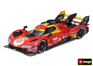 Bburago 1:24 Ferrari Racing - 499P - 24h Le Mans Champion 2024