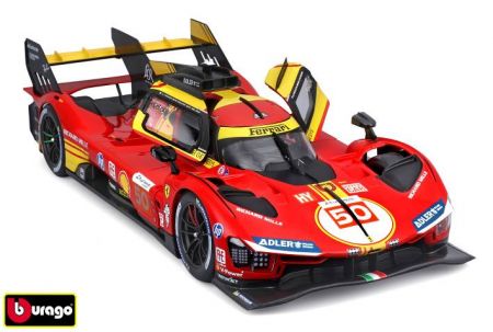 Bburago 1:18 Ferrari Racing 499P nr.50 Red 24H Le Mans Champion 2024