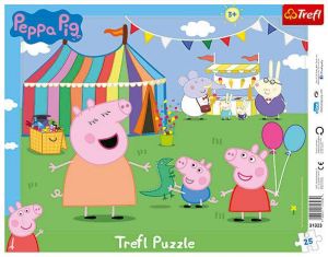 Trefl Puzzle vkládací 25 - Peppa Pig