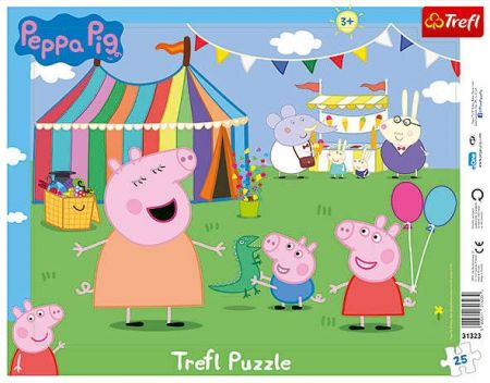 Trefl Puzzle vkládací 25 - Peppa Pig