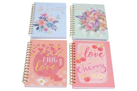 Notes spirála nelinkovaný 15x21 cm, 100 stran Mix