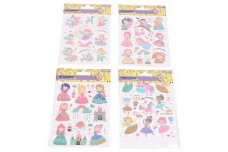 Tetovací obtisky 10,5x15 cm - Dívčí motiv