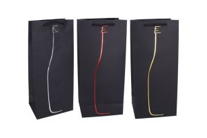 Dárková taška na láhev M 17x38x9 cm Celorok