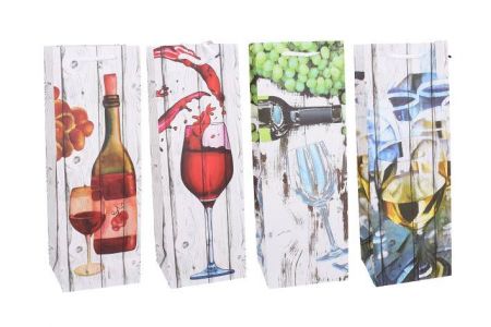 Dárková taška na láhev M 36x12,5x8,5 cm Celorok